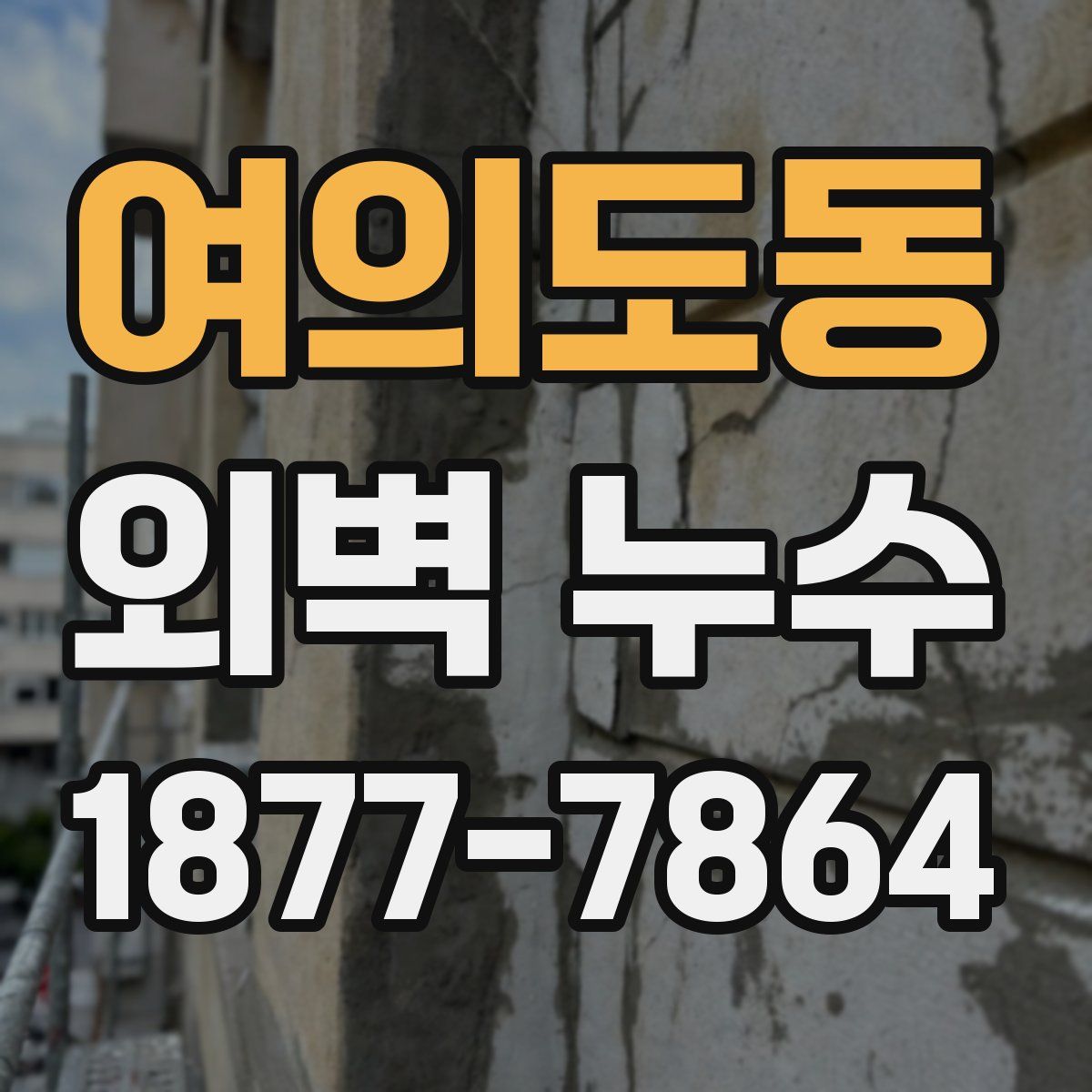 여의도동 외벽 누수