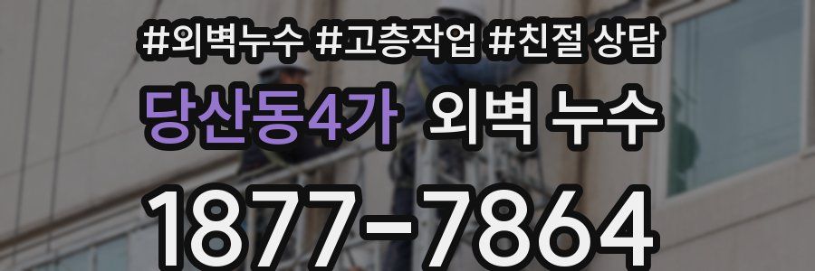 당산동4가 외벽 누수