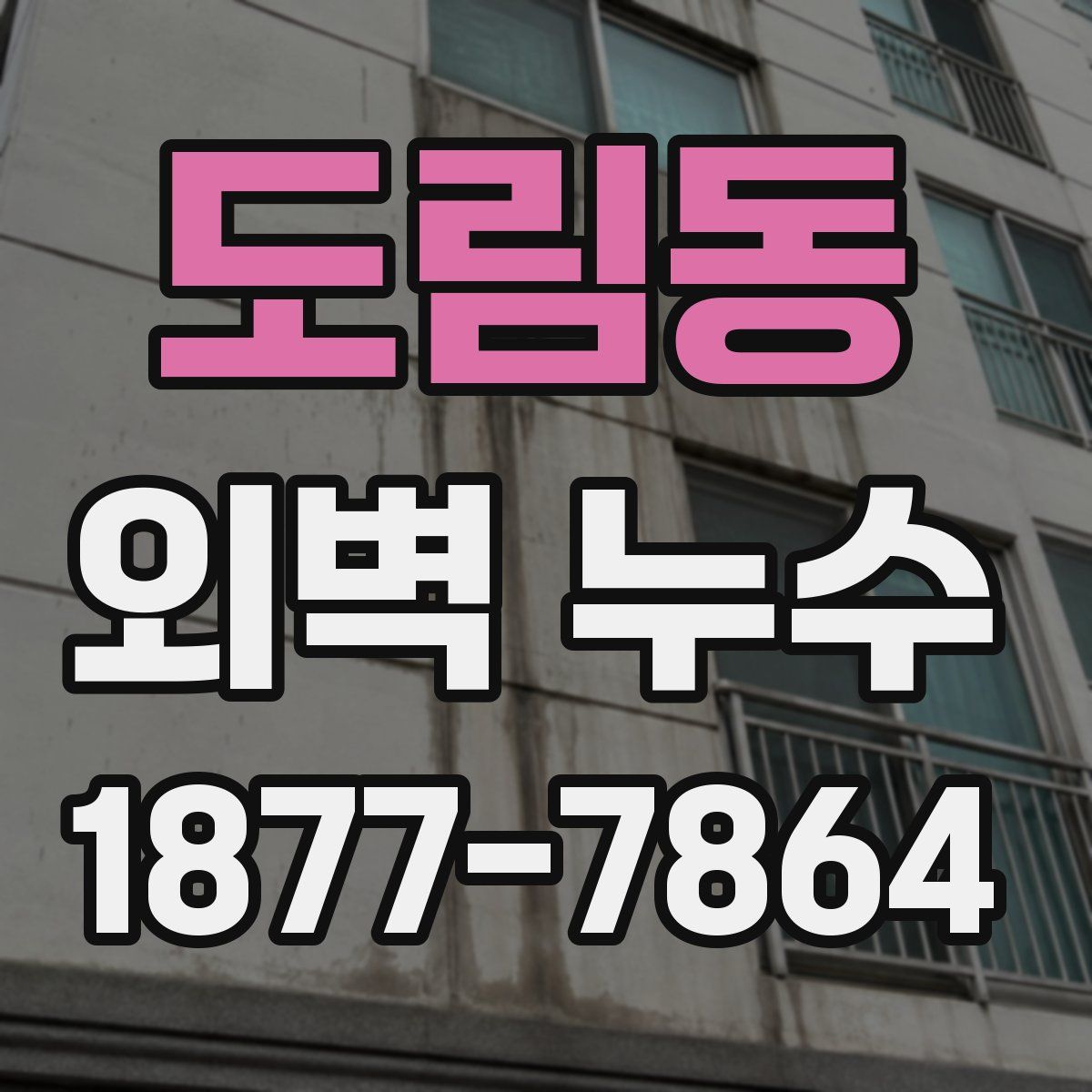 도림동 외벽 누수