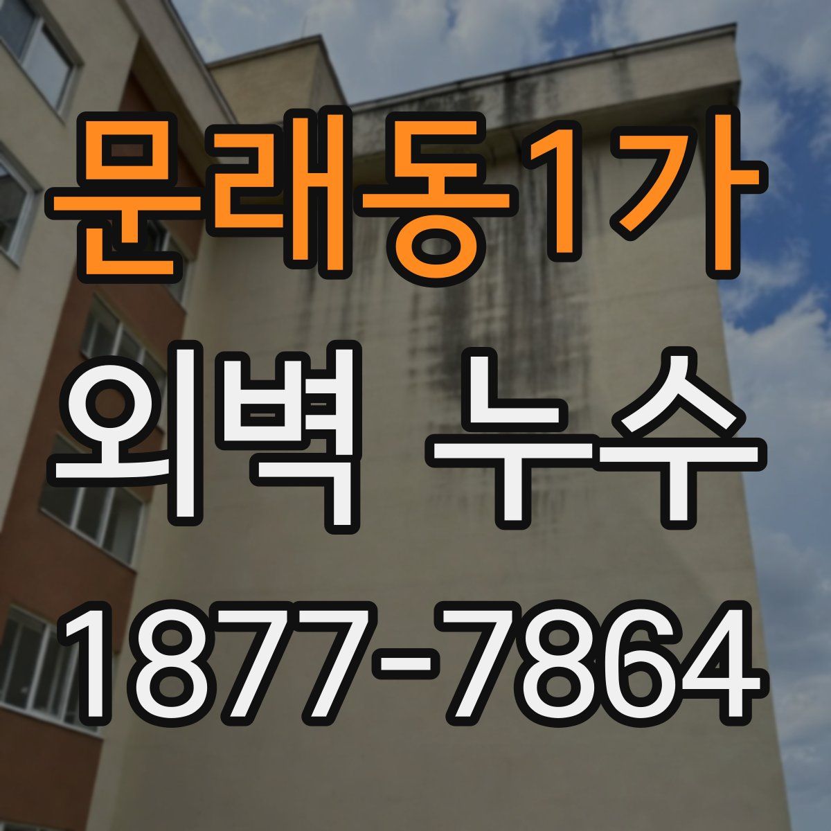 문래동1가 외벽 누수