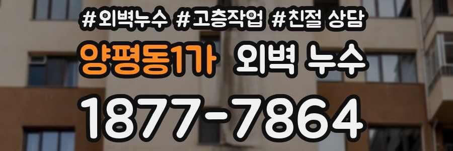양평동1가 외벽 누수