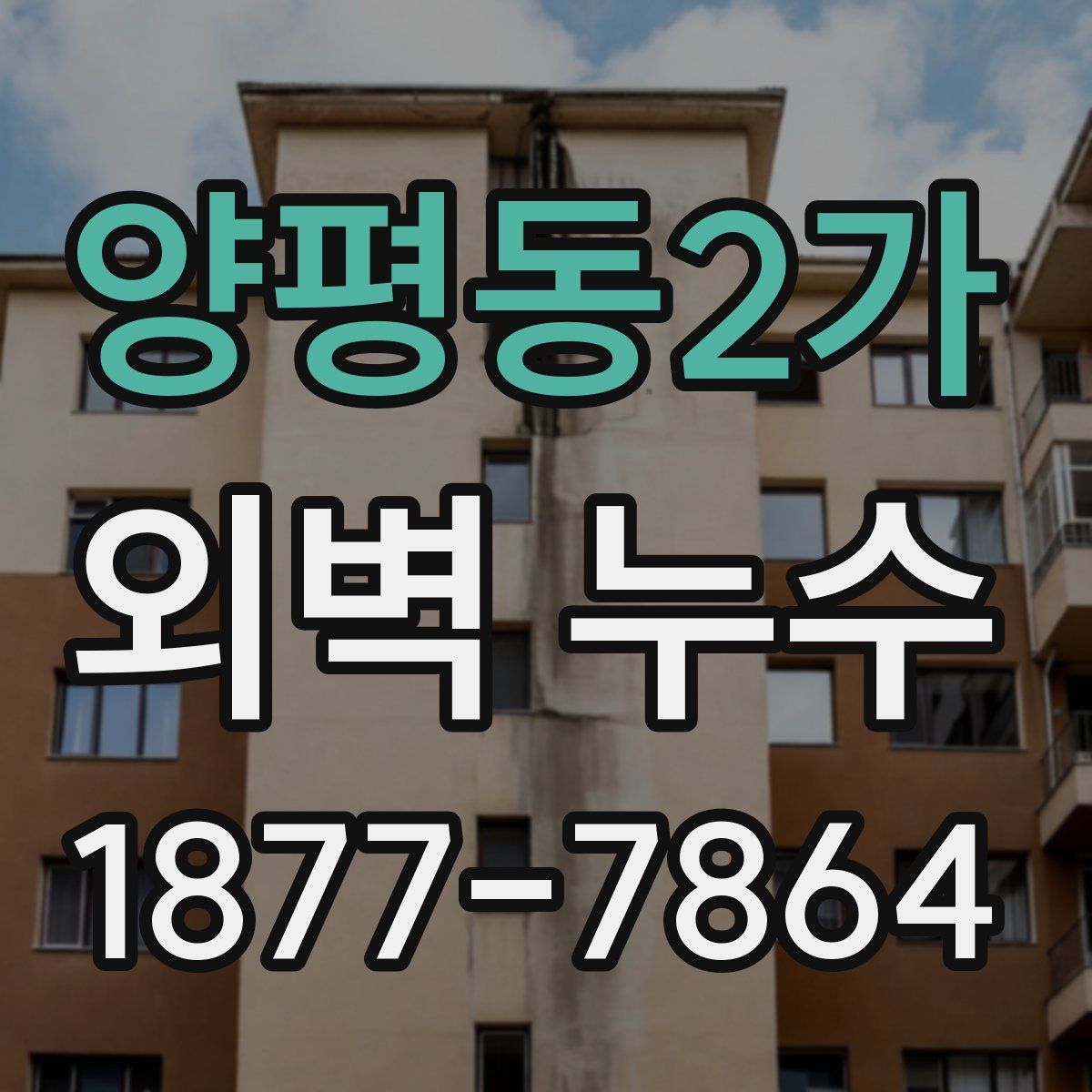 양평동2가 외벽 누수