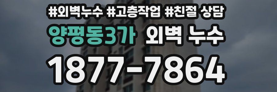 양평동3가 외벽 누수
