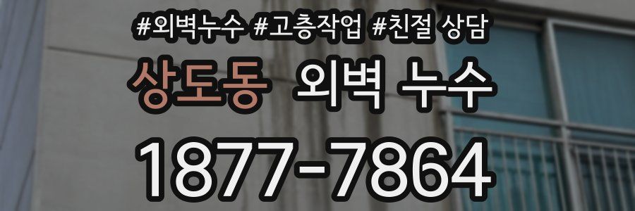 상도동 외벽 누수