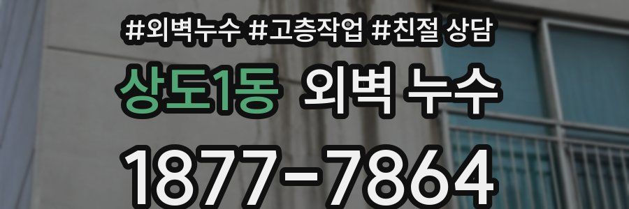 상도1동 외벽 누수