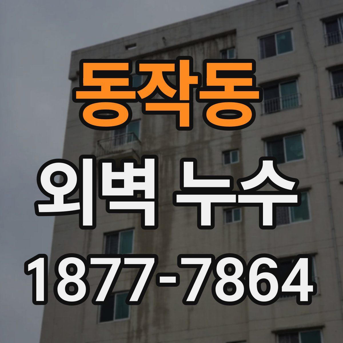 동작동 외벽 누수