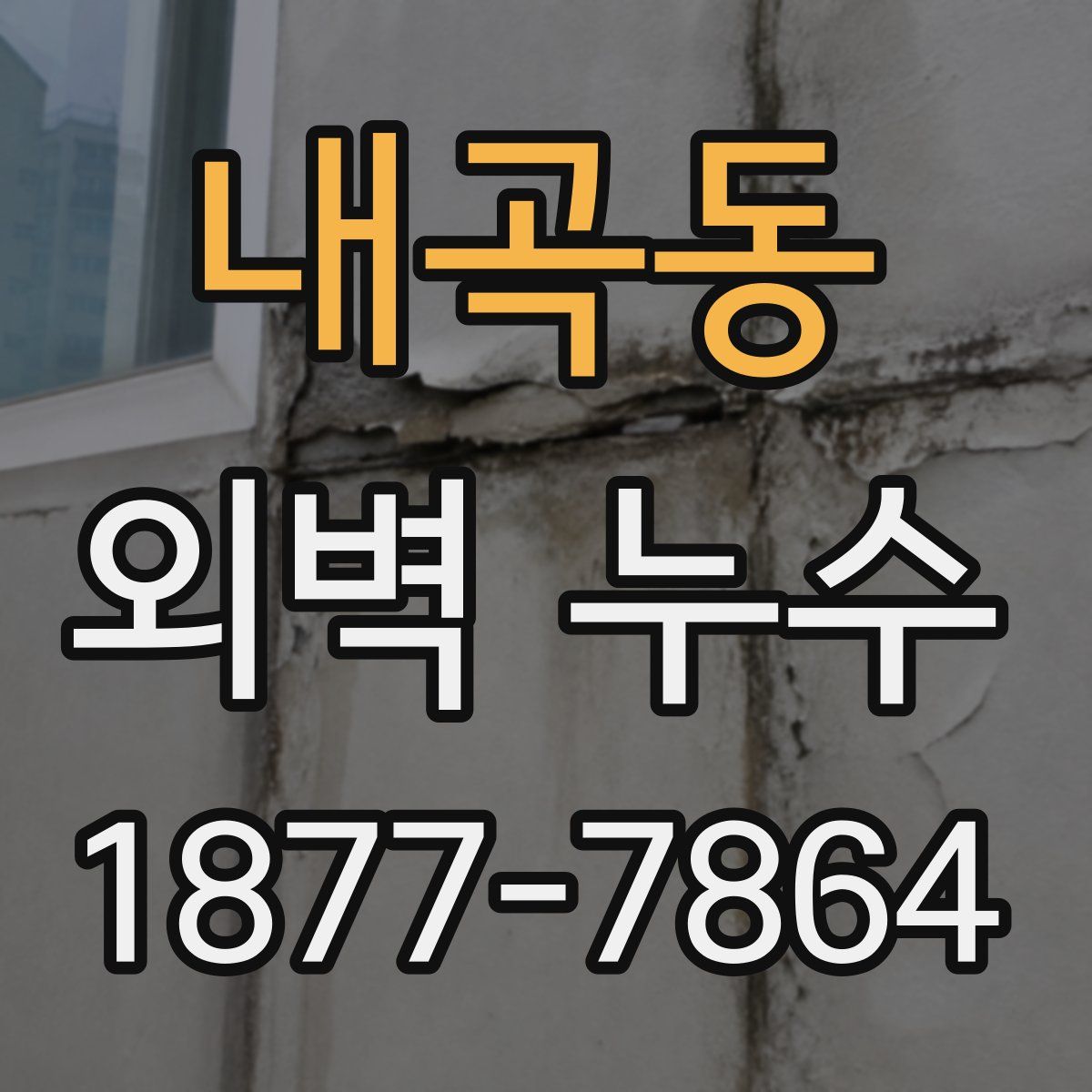 내곡동 외벽 누수