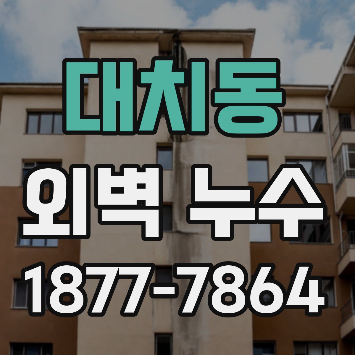 대치동 외벽 누수