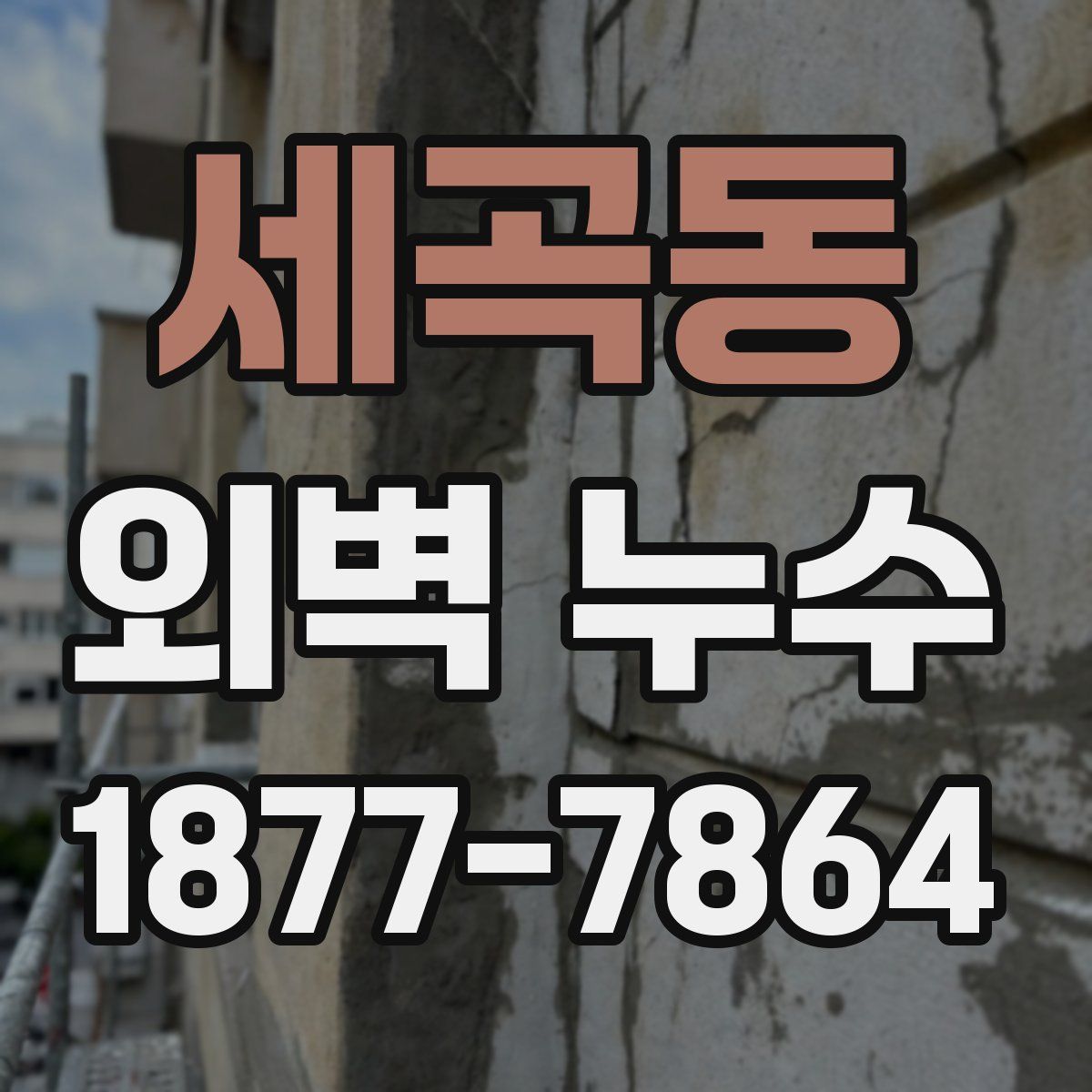 세곡동 외벽 누수