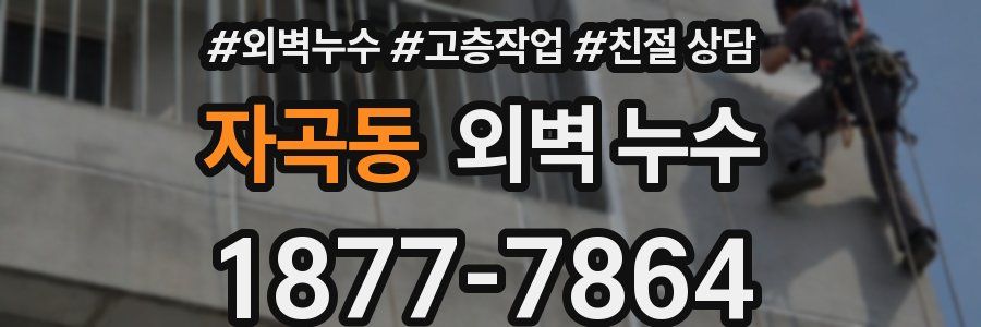 자곡동 외벽 누수