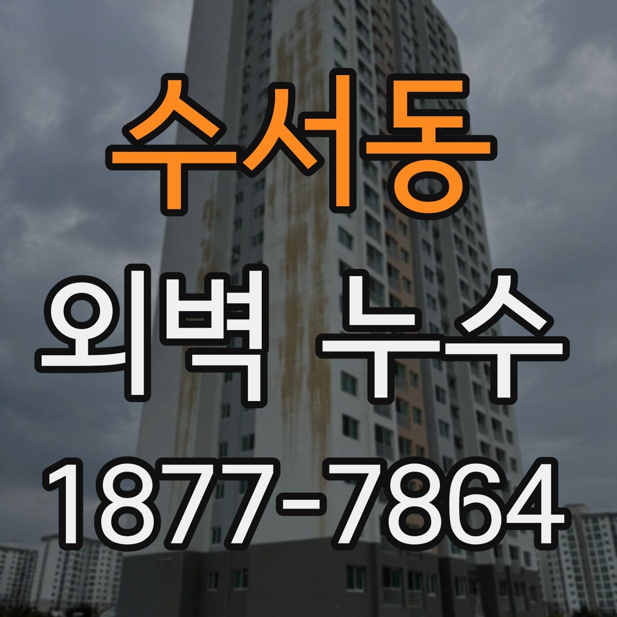 수서동 외벽 누수