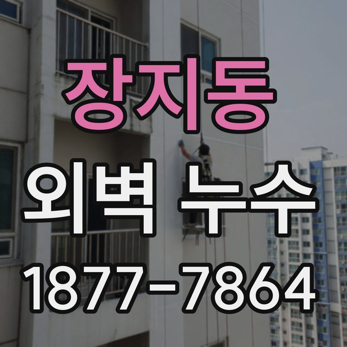 장지동 외벽 누수