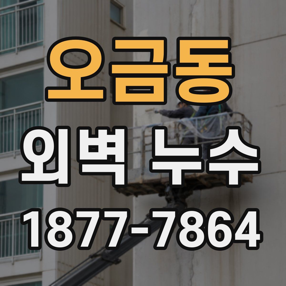 오금동 외벽 누수