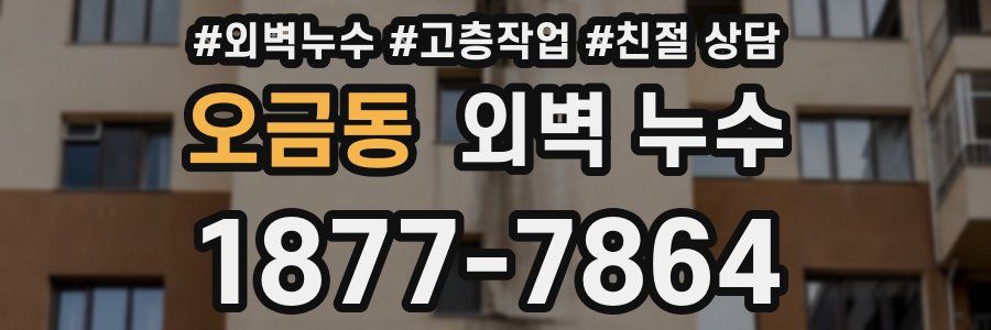 오금동 외벽 누수