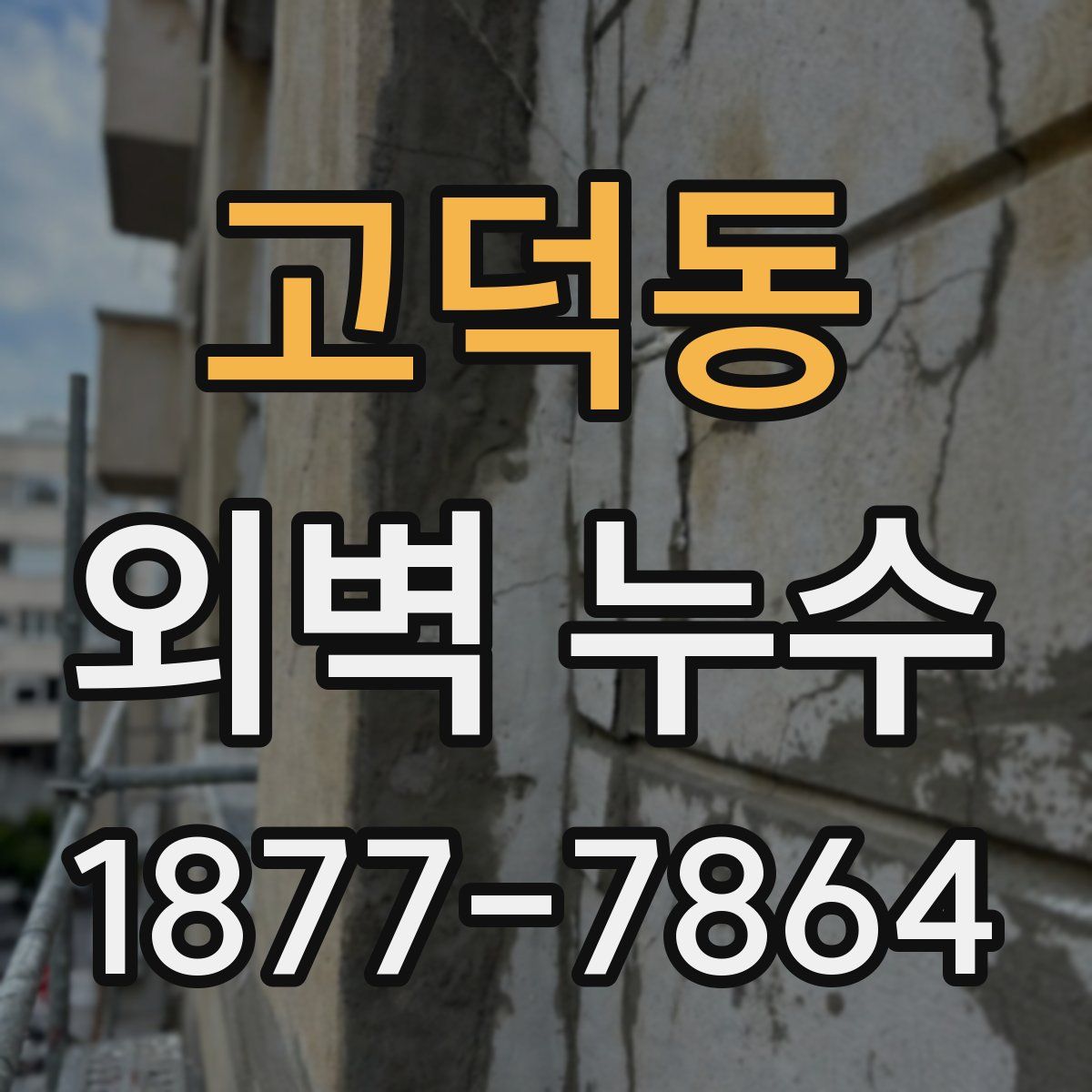 고덕동 외벽 누수