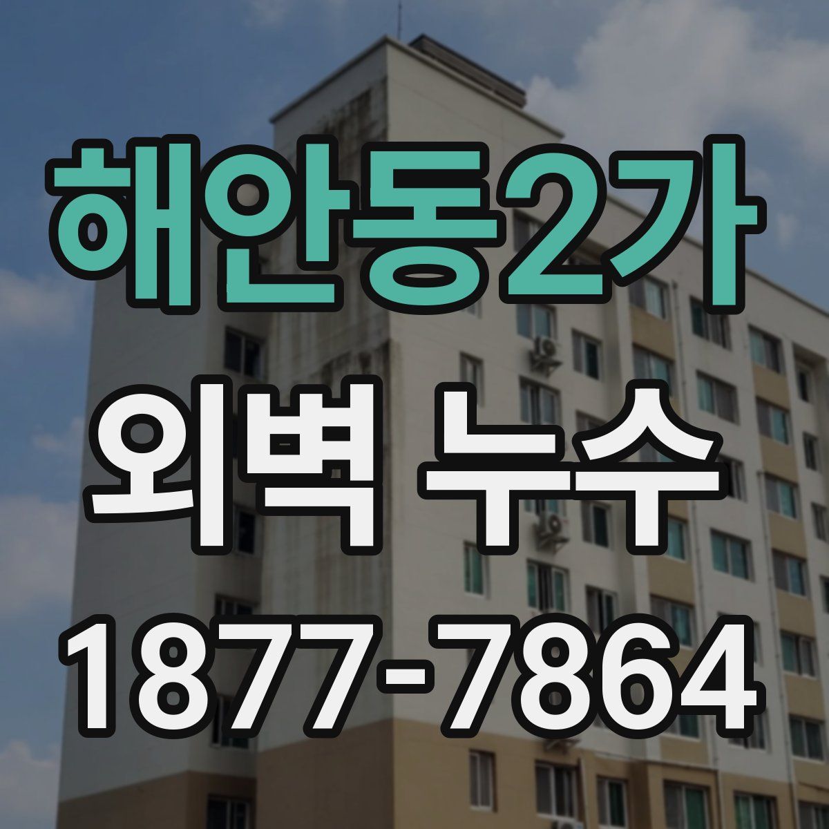 해안동2가 외벽 누수