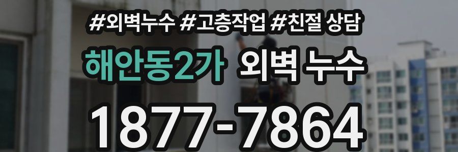 해안동2가 외벽 누수