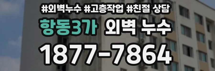 항동3가 외벽 누수