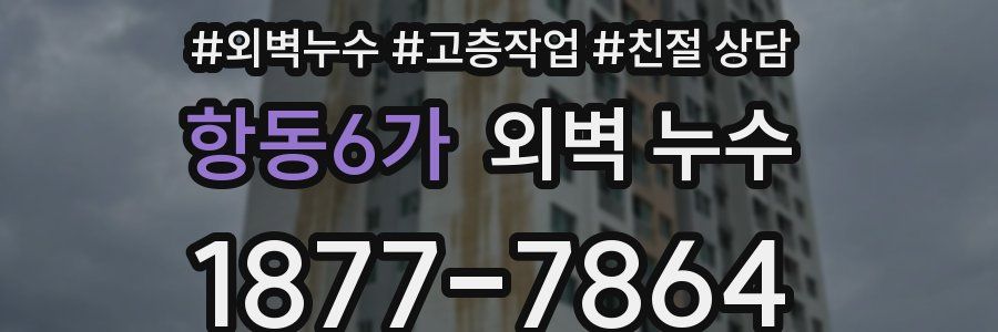 항동6가 외벽 누수