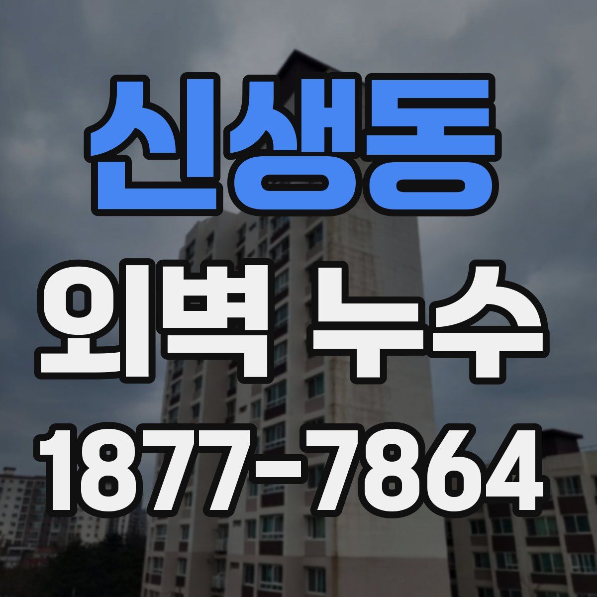신생동 외벽 누수