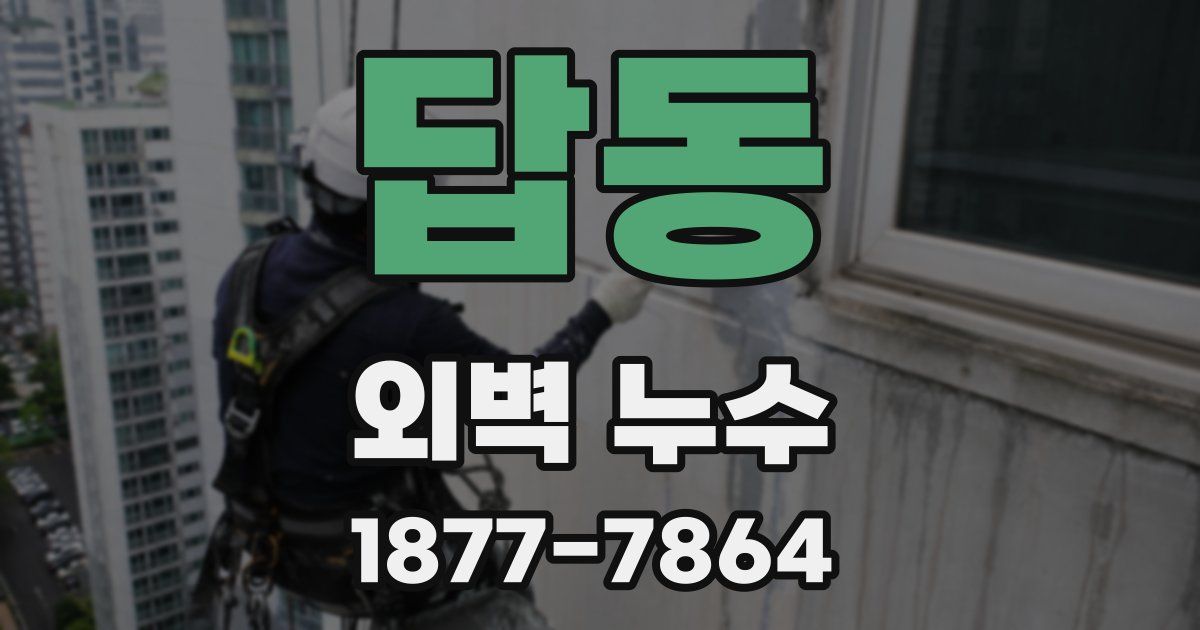 답동 외벽 누수