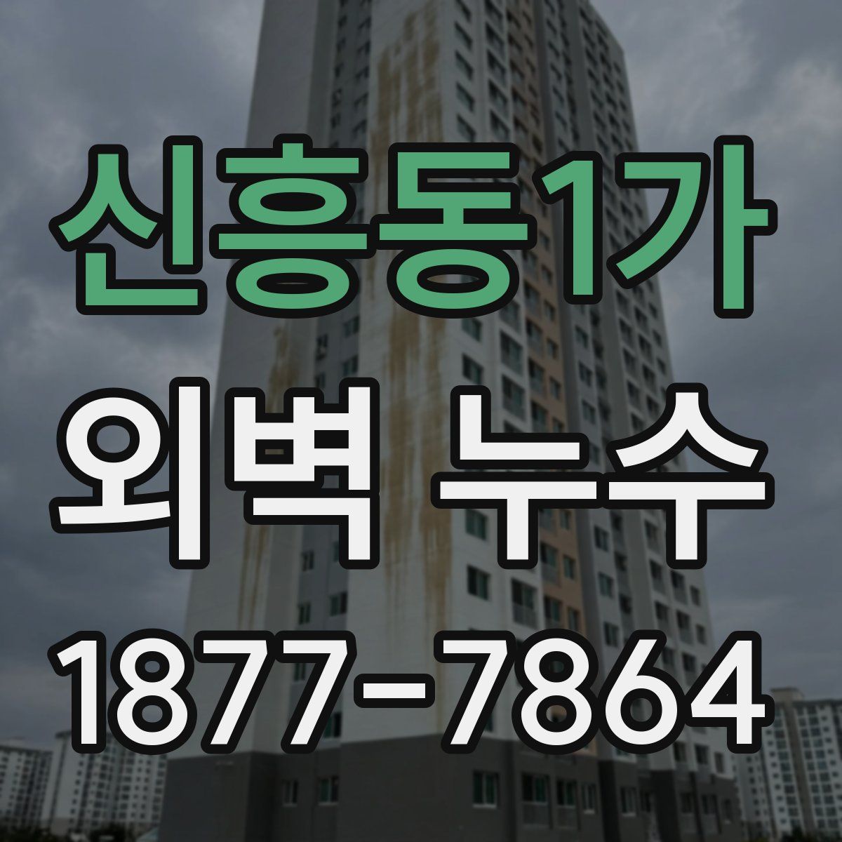 신흥동1가 외벽 누수