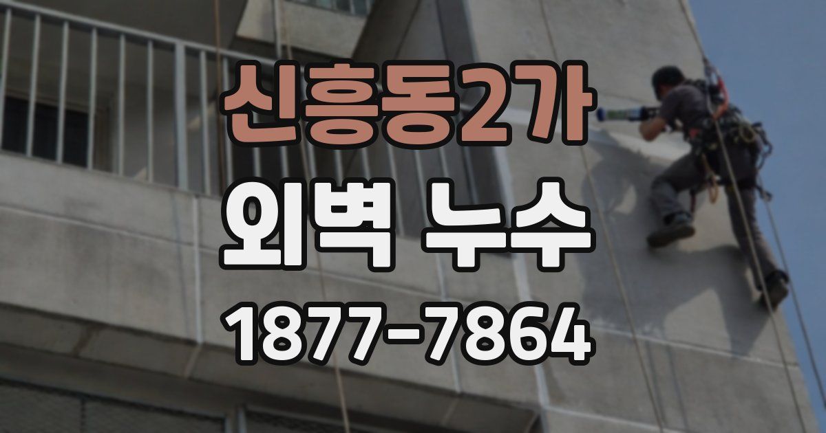신흥동2가 외벽 누수
