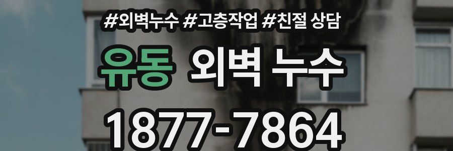 유동 외벽 누수