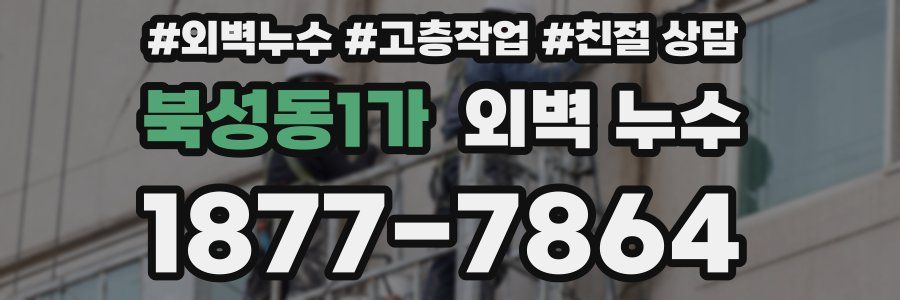 북성동1가 외벽 누수