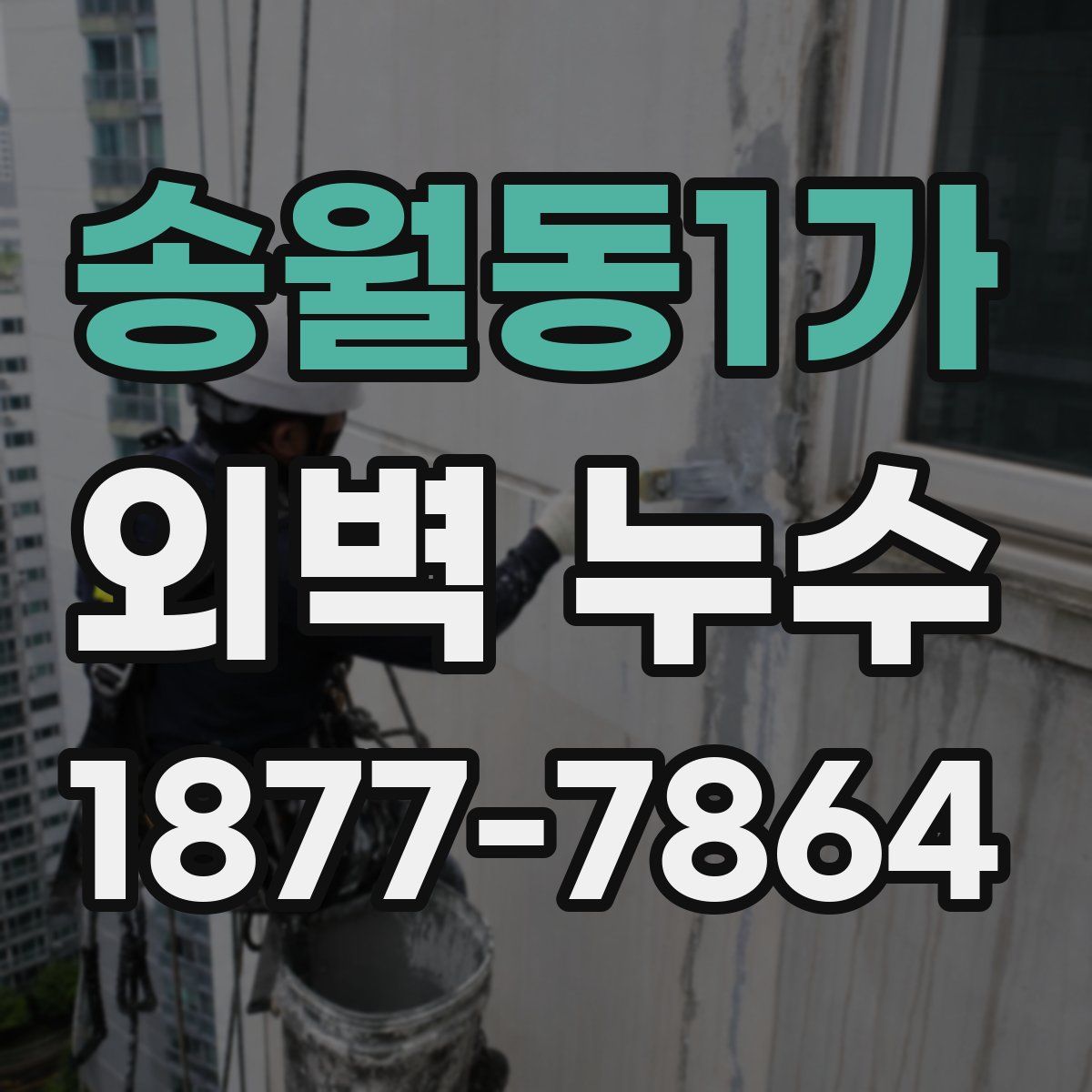 송월동1가 외벽 누수