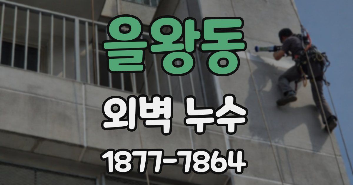 을왕동 외벽 누수