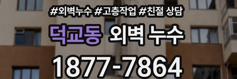 덕교동 외벽 누수