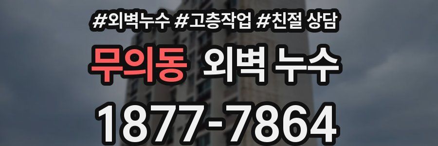 무의동 외벽 누수