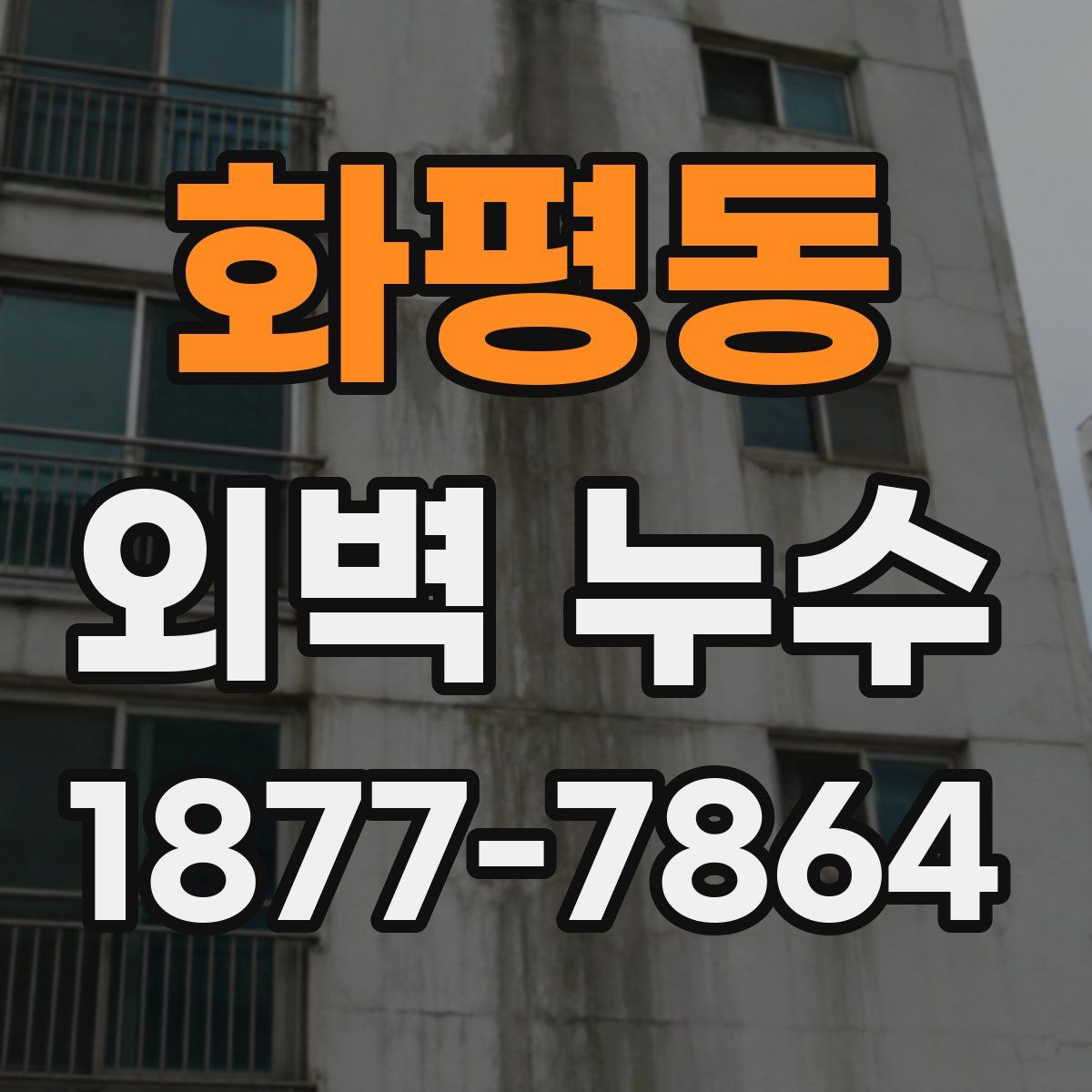 화평동 외벽 누수