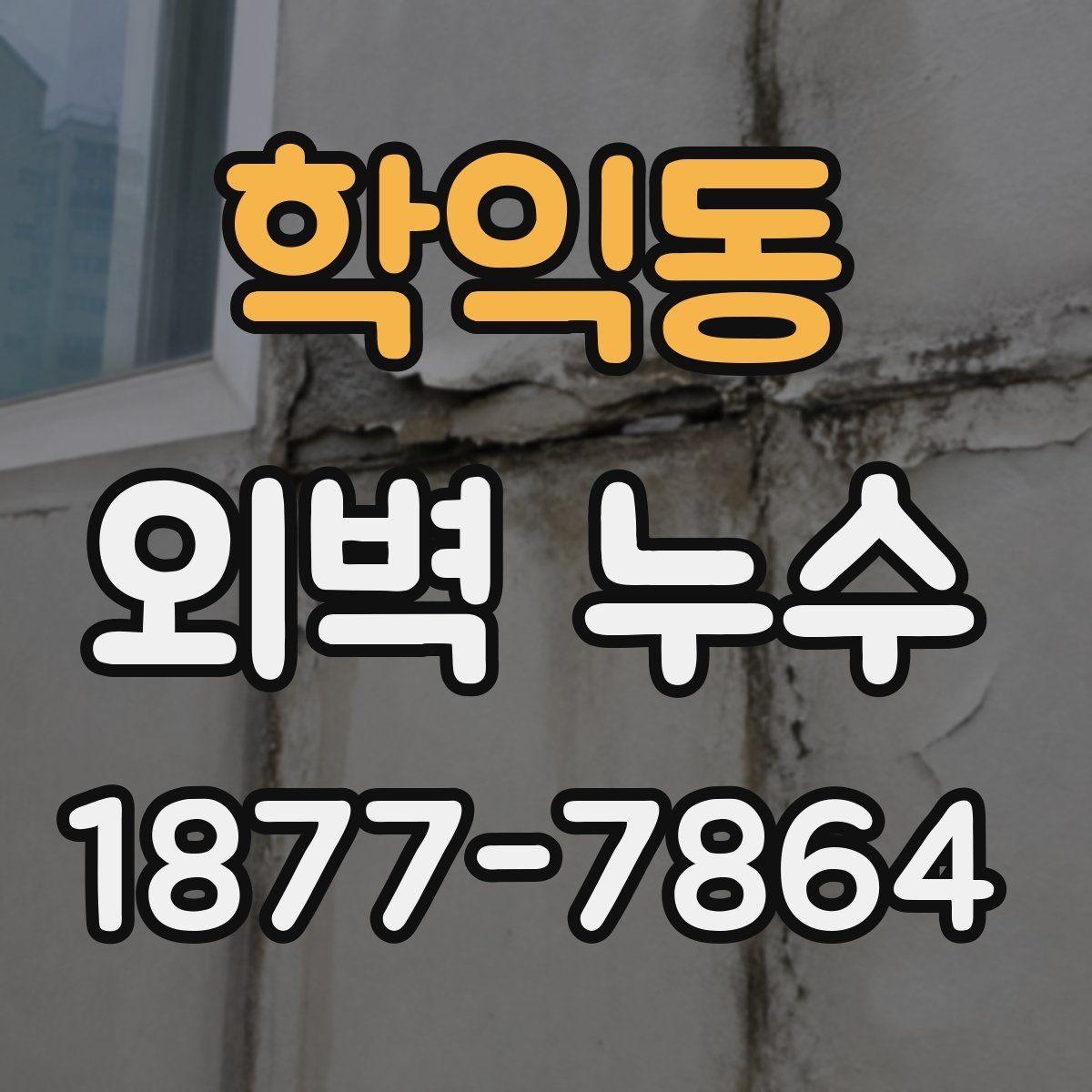 학익동 외벽 누수 해결 전에 확인할 외부 요소