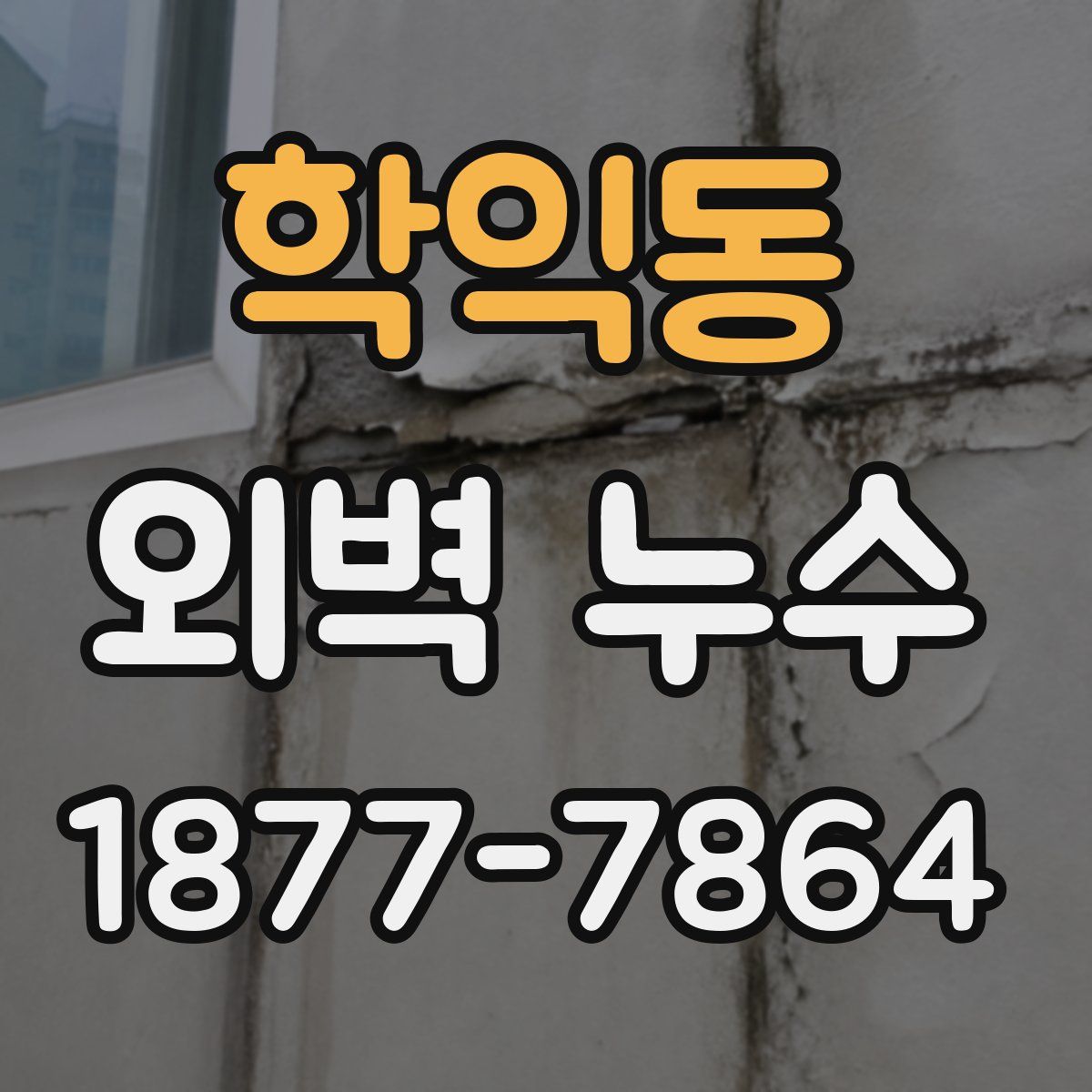 학익동 외벽 누수