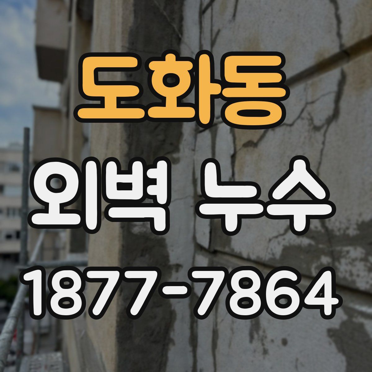 도화동 외벽 누수