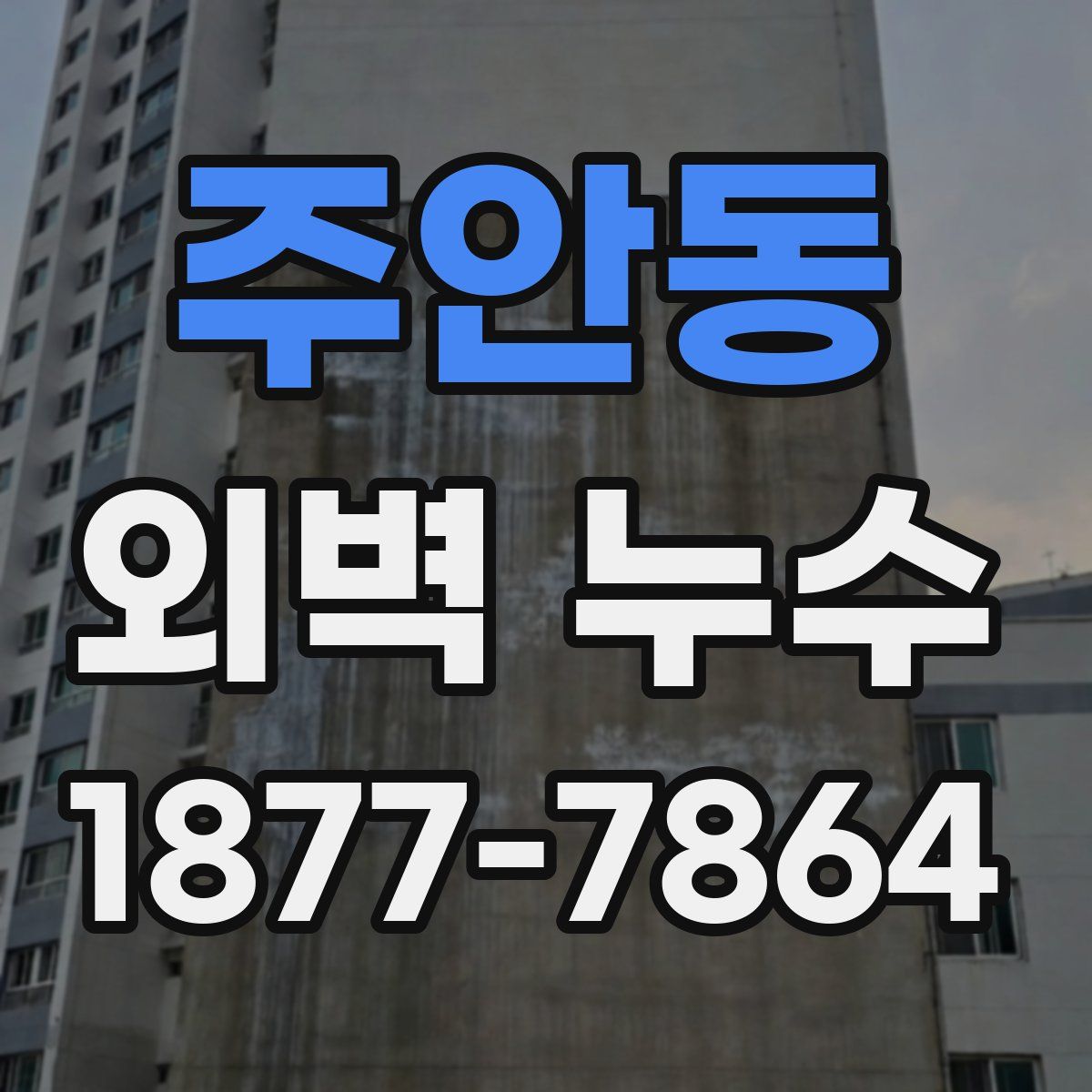 주안동 외벽 누수