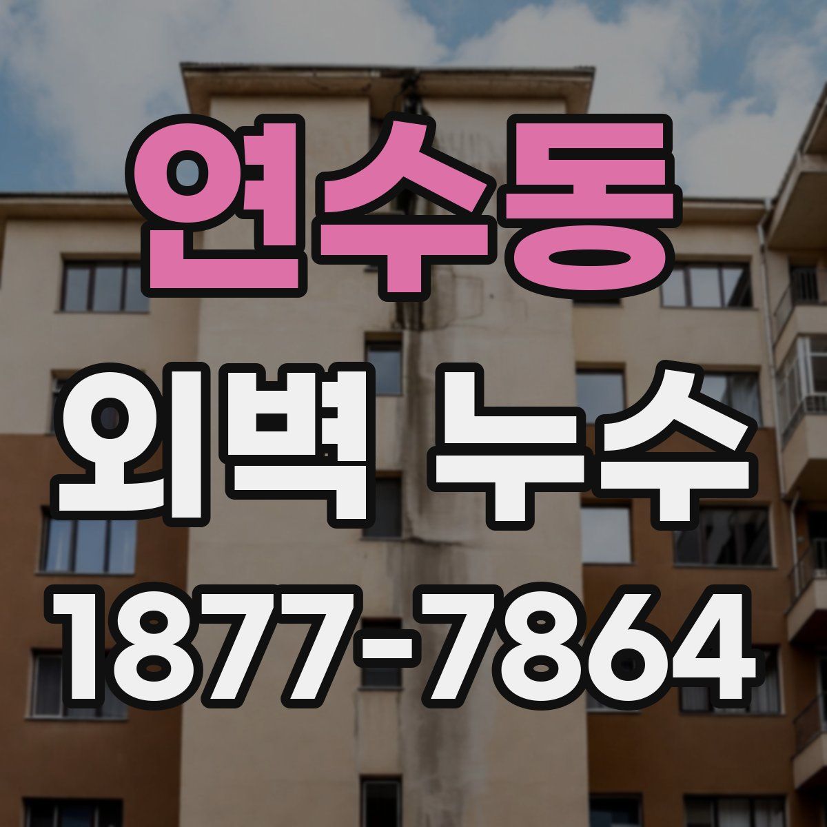 연수동 외벽 누수