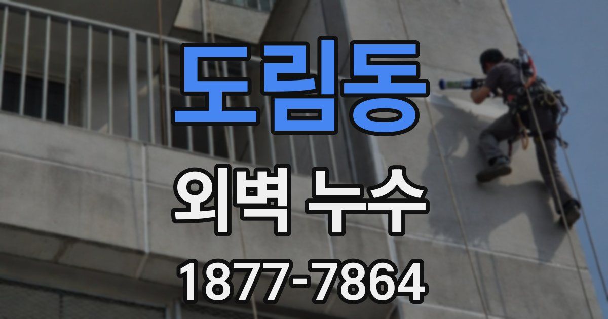 도림동 외벽 누수