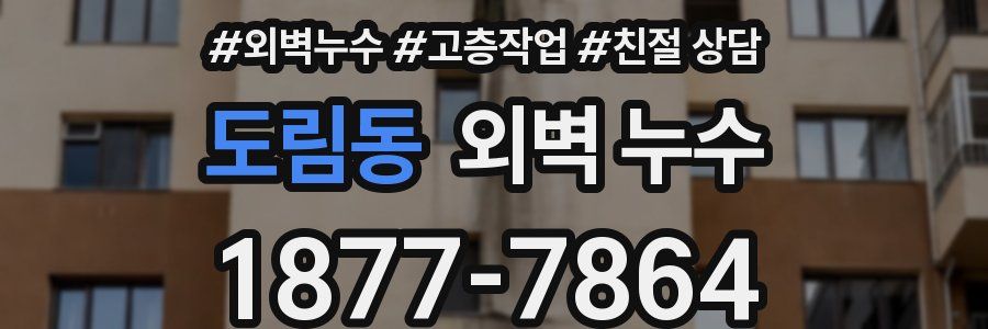 도림동 외벽 누수