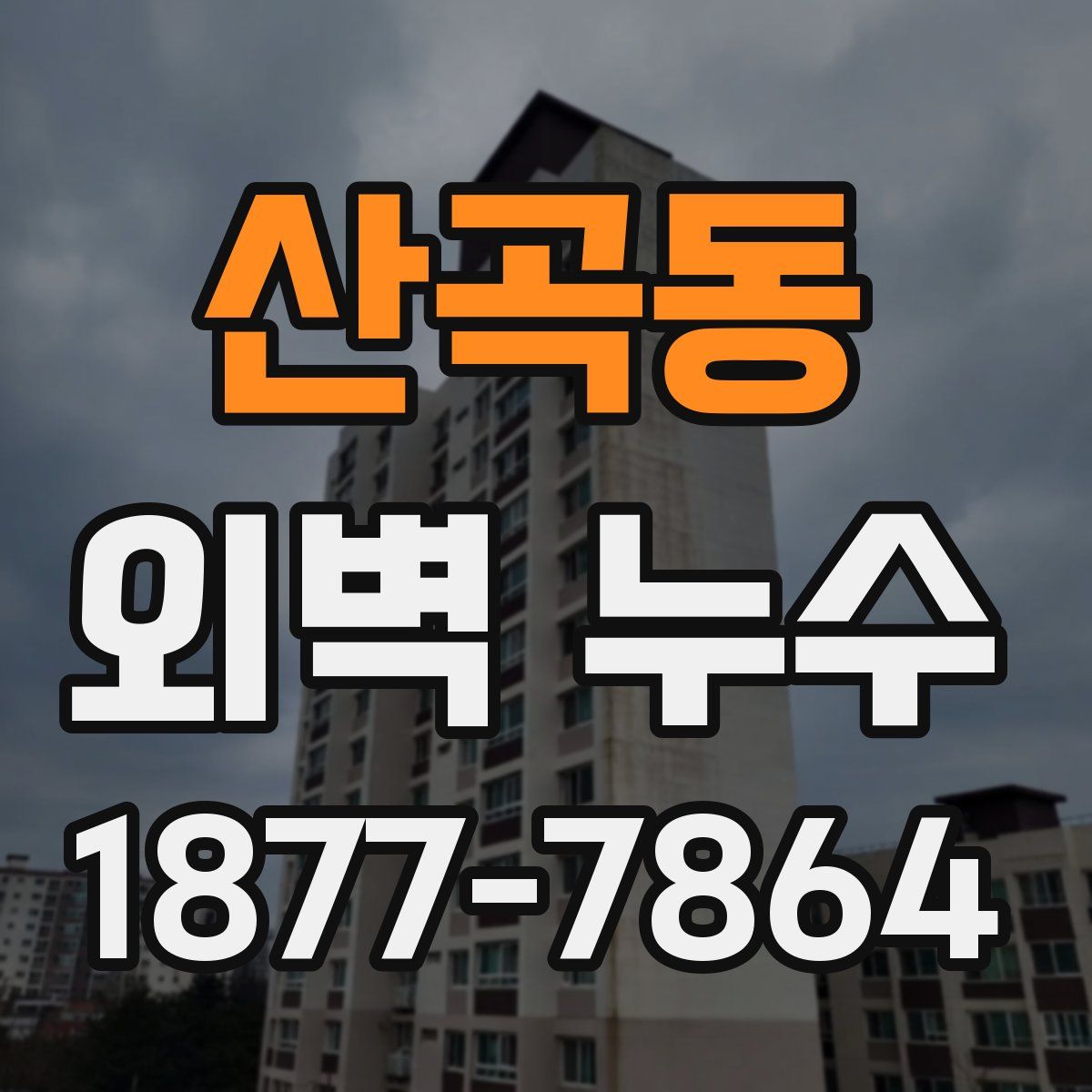 산곡동 외벽 누수