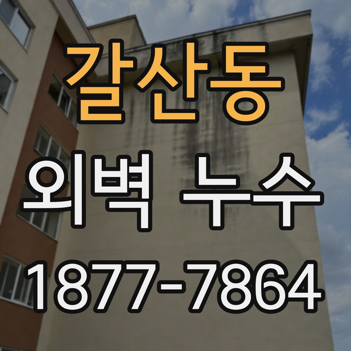 갈산동 외벽 누수