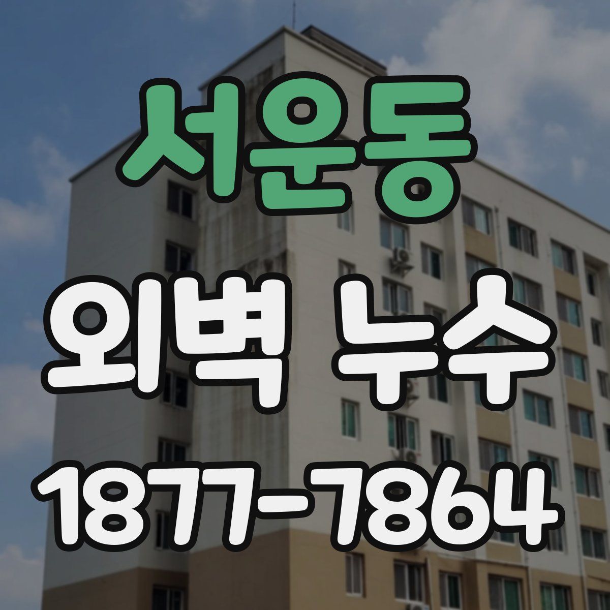 서운동 외벽 누수