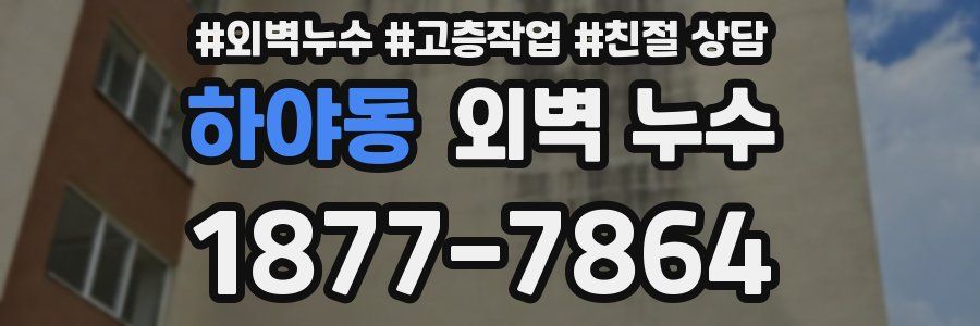 하야동 외벽 누수