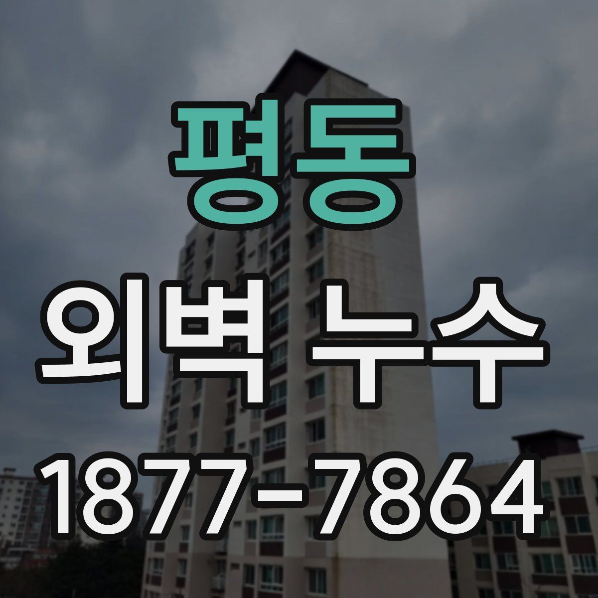 평동 외벽 누수