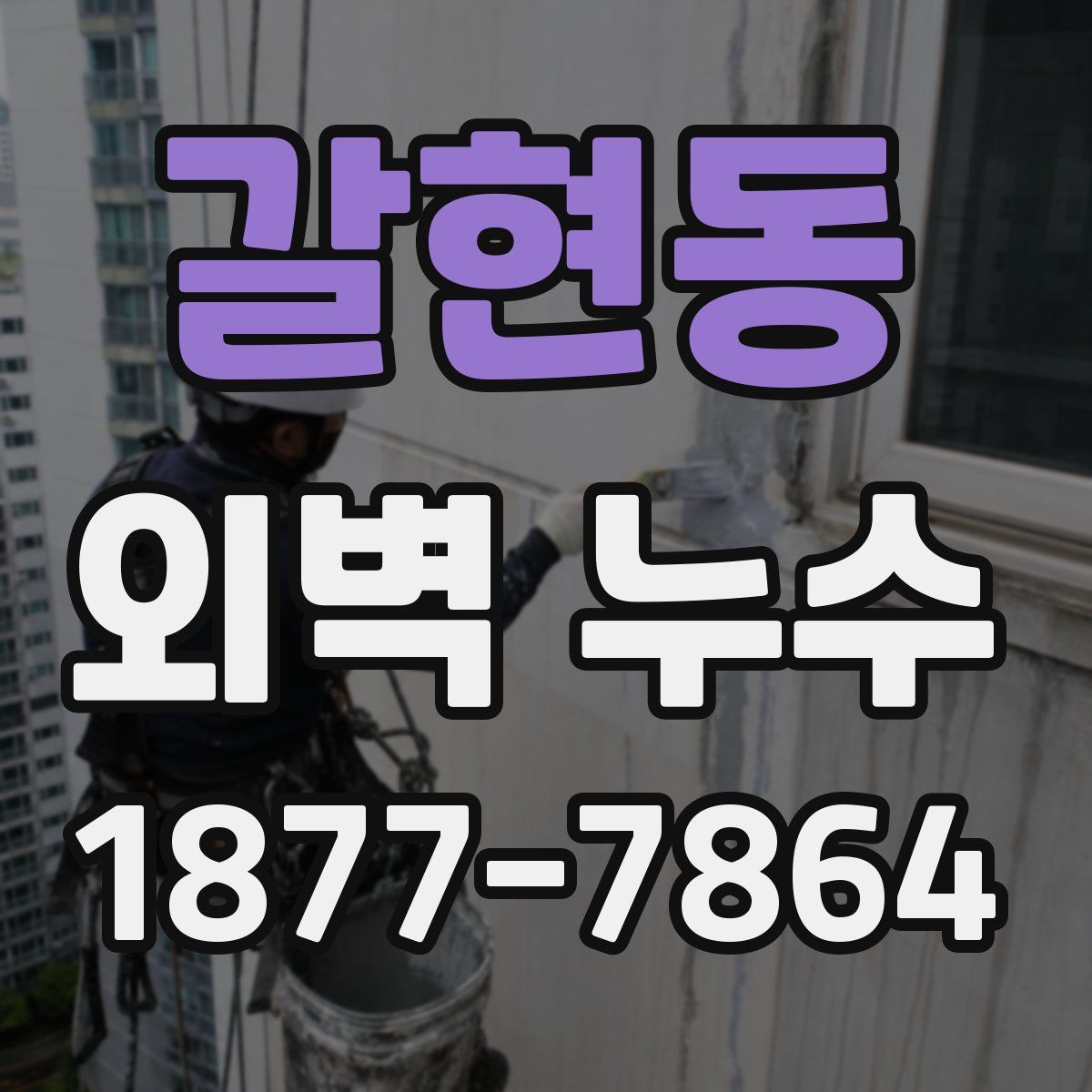 갈현동 외벽 누수