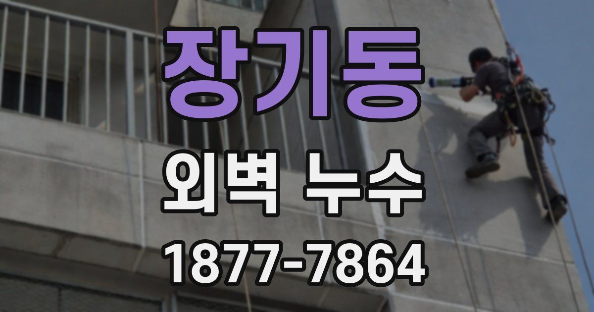 장기동 외벽 누수