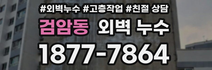 검암동 외벽 누수