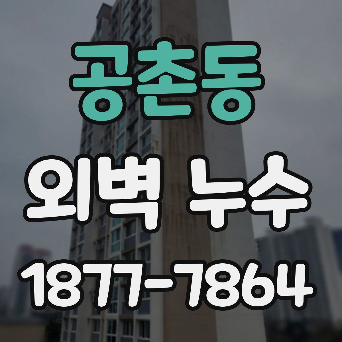 공촌동 외벽 누수